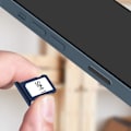 Miniatyrbillede 3 af 4: Erstatnings SIM-kortbakke iPhone 12 Pro Max og 12 Pro Pacific Blue