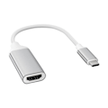 Miniatyrbillede 1 af 4: USB-C til HDMI-adapter - FORCE POWER - Høj hastighed - 4K Ultra HD - Plug & Play - Hvid