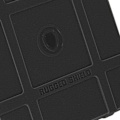 Miniatyrbillede 4 af 5: Etui til Samsung Galaxy Xcover 7 - AVIZAR - Robust skjold - Sort præget mønster - Stødsikker Svart