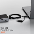 Miniatyrbild 4 av 4: Hub - SATECHI - iMac/MacBook - Tredubbelskärm - 4K-upplösning - USB-C 100W