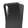 Miniatyrbillede 4 af 6: Coque i silikone til Samsung S24 FE stødabsorberende med indvendig mikrofiber 3mk sort Svart