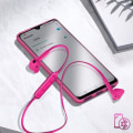 Miniatyrbild 4 av 5: Trådbundna hörlurar - DEFUNC - Rosa modell - 5 timmars batteritid - Integrerad mikrofon - Anti-tangle Design Rosa