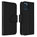 Miniatyrbillede 1 af 4: iPhone 12 Pro Max etui i premium okselæder med kortholder og stativfunktion - AVIZAR - Sort Svart