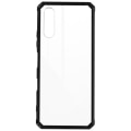 Miniatyrbillede 1 af 4: Beskyttelsesskal - Sony - Xperia 10 III - Hård - Forstærkede hjørner - Transparent sort Gennemsigtig, sort