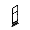 Miniatyrbild 2 av 4: SIM-kortsfack - Samsung - Galaxy A52/A72 - Svart - 1x Nano SIM - 1x Micro SD Svart