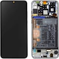 Miniatyrbild 1 av 4: Komplett Block - Huawei - P30 Lite - LCD Touchscreen - 3340 mAh Batteri - Original Vit Vit