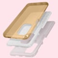 Pikkukuva 3 / 5: AVIZAR Glitter Case Xiaomi Poco M4 Pro 5G:lle ja Redmi Note 11S 5G:lle - Keltainen - Pehmeä - Glitter Design gyllene