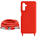 Miniatyrbillede 2 af 4: Cord Case kompatibel med Samsung Galaxy A14 5G og 4G Red Cord Case