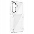 Pikkukuva 2 / 5: Suojakuori Samsung Galaxy S24:lle Iskunkestävä kovat korotetut reunat Forcell Transparent Transparent