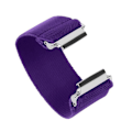 Miniatyrbillede 1 af 4: Vævet nylonarmbånd til Samsung Galaxy Watch 4 - AVIZAR - Selvjusterende - Lilla Lila