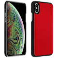 Miniatyrbillede 1 af 6: Coque Apple iPhone X / XS Beskyttelse Hård Læder Ægte Akashi Rød Röd