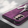 Miniatyrbild 3 av 4: Plånboksfodral - AVIZAR - Oppo Find X3 Neo - Lila - Videostöd - Kortförvaring Lila