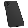 Pikkukuva 2 / 5: Motorola Moto G55 Suojakuori Puolijäykkä Soft-touch Anti-traces Musta Svart