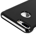 Miniatyrbild 4 av 4: Svart Mirror Folio Fodral Skal iPhone 7 Plus / iPhone 8 Plus Genomskinlig flik Svart