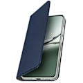 Miniatyrbillede 1 af 5: Smartphone-etui - AVIZAR - Oppo Reno 12F - Klap med kortplads - Støttefunktion - Mørkeblå farve Blå