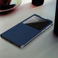 Miniatyrbillede 3 af 4: Hus til Samsung Galaxy A50 - AVIZAR - Kortholderetui - Visningsvindue - Blød Skal - Nats blå Midnattsblå