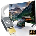 Pikkukuva 3 / 5: Mini DisplayPort uros-mini DisplayPort uros -videokaapeli 1,8 m LinQ valkoinen