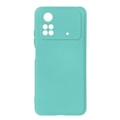 Miniatyrbillede 1 af 5: Beskyttelsescover - Xiaomi - Poco M4 Pro 4G - Semihård - Soft-touch - Turkis Turkos