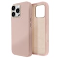 Miniatyrbild 1 av 5: MagSafe-fodral för iPhone 16 Pro i högkvalitativt Veganskt läderpulverrosa Rosa