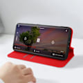 Miniatyrbild 3 av 6: Étui AVIZAR för Xiaomi Redmi Note 13 Pro Plus - Röd - Semihård - Videostöd funktion Röd
