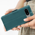 Pikkukuva 4 / 4: Lompakko Täyttö - CaseMe - Google Pixel 8 - Anti-RFID - Taipuisat - Vihreä Grön