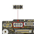 Miniatyrbillede 3 af 4: FPC-connector - AVIZAR - iPhone XS/XS Max - Volumen og Qi-opladning - Sort - 10g Svart