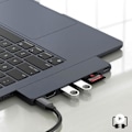 Pikkukuva 3 / 4: Macbook Hub Satechi Pro Slim Hub Black, USB USB-C HDMI 4K-kortinlukija