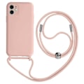 Miniatyrbillede 2 af 5: iPhone 11 etui Halvstiv halsrem 80cm Pink - AVIZAR Rosa