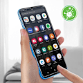Miniatyrbillede 4 af 4: Galaxy A50 / A30s film Beskyttelse foran og bagpå Antibakteriel - Gennemsigtig hvid Klar vit