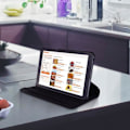 Pikkukuva 4 / 4: Kuori - Samsung - Galaxy Tab A 8.0 2019 - Iskunkestävä - Kääntyvä tuki 360° - Musta Svart