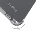 Pikkukuva 3 / 6: Kotelo - AVIZAR - Xiaomi Redmi 13C ja Poco C65 - Iskunkestävät kulmat - Pehmeä silikoni - Läpinäkyvä Transparent