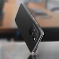 Miniatyrbillede 4 af 4: Étui Galaxy S10 Lite - AVIZAR - Øko-læder tekstureret - Stødabsorberende - Kradsikker - Kortlomme Sort Svart