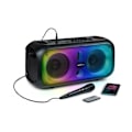 Miniatyrbillede 2 af 6: Lysende højttaler - Ikke specificeret - 200W - Bluetooth 5.0 - Genopladelig - Sort
