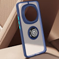Pikkukuva 3 / 6: AVIZAR Hard Case for Honor Magic 6 Pro 5G - Metal Ring Support Function - Midnight Blue Blå