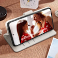 Pikkukuva 3 / 5: Kuori Redmi Note 14 4G Lompakko Timanttikuvio Valkoinen Vit