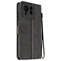 Pikkukuva 1 / 5: Kotelo Asus Zenfone 11 Ultra Wrist Strap Flip Lompakkotelineen mustalle Svart