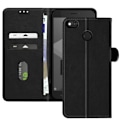 Miniatyrbillede 1 af 5: Etui til Xiaomi Redmi 4X Klap Plånbok og Videostand Sort Svart