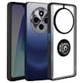 Miniatyrbild 1 av 5: Fodral till Xiaomi Redmi 14C - AVIZAR - Metal Ring Video Support - Svart Svart