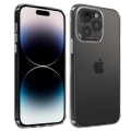 Miniatyrbillede 1 af 5: iPhone 14 Pro Max Cover Silikone Gel Blød Fleksibel Tynd 0,3 mm Gennemsigtig Transparent