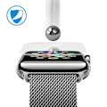 Pikkukuva 4 / 4: 3D kaareva 9H karkaistu lasi näytönsuoja Apple Watchille 40mm - AVIZAR - Läpinäkyvä