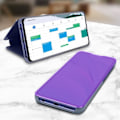 Pikkukuva 2 / 4: Housse - Xiaomi - Mi 10T Lite - Läpinäkyvä kannet - Peilimuotoilu - Violetti Lila