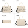 Pikkukuva 3 / 4: Totebag-käsilaukku kangaskokoa L Gallantry beige Beige