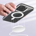 Miniatyrbillede 3 af 5: Coque MagSafe til iPhone 16 Pro Stødabsorberende Forstærkede Hjørner Transparent Transparent