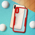 Miniatyrbillede 3 af 4: Coque iPhone XS Max - AVIZAR - Dobbel Plexiglas - Stødabsorberende - Mat Rød - Heldekkende Matt röd