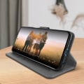 Miniatyrbillede 4 af 4: Étui til Samsung Galaxy A52 - Chesterfield - Grå - Beskyttelse - Kortholder - Video støtte Grå