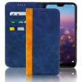 Miniatyrbillede 2 af 4: Housse - AVIZAR - Huawei P20 Pro - Øko-læder - Magnetisk - Støtte - Mørkeblå Midnattsblå