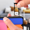 Miniatyrbillede 3 af 4: Kortbakke til Samsung Galaxy A20s 2x Nano SIM og Micro SD erstatning Sort