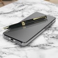 Miniatyrbillede 2 af 4: Huawei P30 Pro Case Spejl Case Translucent Flip Stand Video Sølvgrå Silvergrå