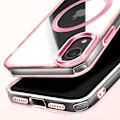 Pikkukuva 2 / 6: MagSafe-kuori iPhone XR:lle, vaaleanpunainen kristalipohja. Rosa