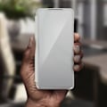 Pikkukuva 4 / 4: Kotelo - Xiaomi - Mi 10T / Mi 10T Pro - Läpinäkyvä kannen - Peilimuotoilu - Tuki Silvergrå